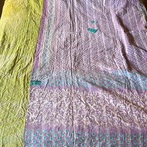 Recycled Kantha throws hand quilted to blanket. All one of a kind!
